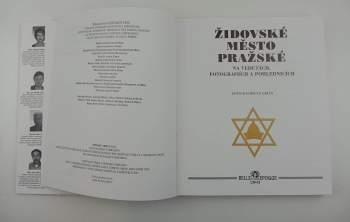 Židovské město pražské na vedutách, fotografiích a pohlednicích