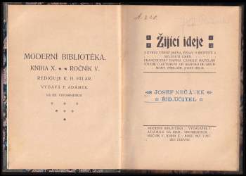 Camille Mauclair: Žijící ideje