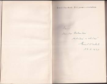 Emil Vachek: Žil jsem s cizinkou