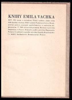 Emil Vachek: Žil jsem s cizinkou