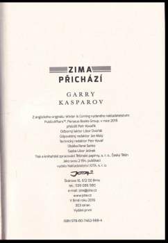 Garri Kimovič Kasparov: Zima přichází