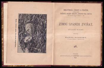 Karel Kopecký: Zimní spánek zvířat