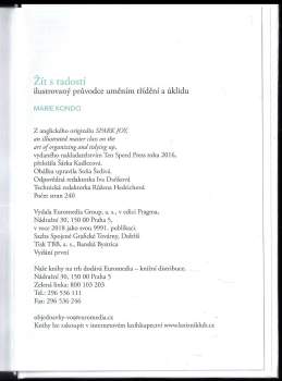 Marie Kondō: Žít s radostí