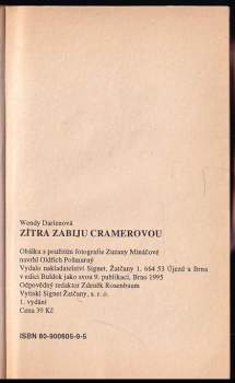 Zítra zabiju Cramerovou