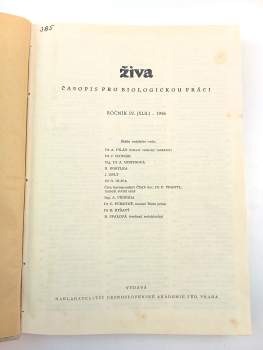 Oldřich Vilém Hykeš: Živa, KOMPLETNÍ ROČNÍK IV. (XLII)