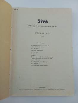 Oldřich Vilém Hykeš: Živa, KOMPLETNÍ ROČNÍK VI. (XLIV)