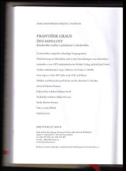 František Graus: Živá minulost