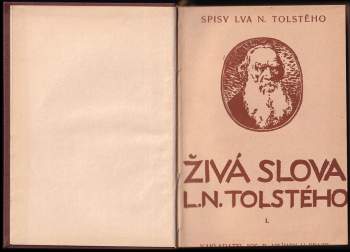 Isaak Borisovič Teneromo: Živá slova L.N. Tolstého za posledních 25 let jeho života
