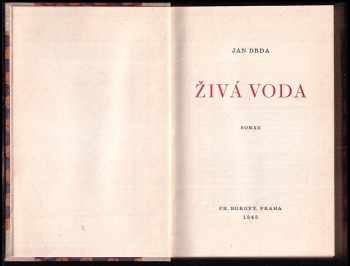 Jan Drda: Živá voda