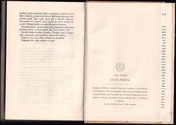 Jan Drda: Živá voda