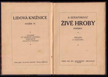 Aleksandr Serafimovič Serafimovič: Živé hroby
