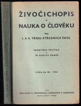 Živočichopis a nauka o člověku pro I. a II. třídu středních škol