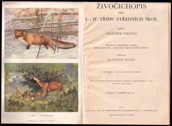 František Polívka: Živočichopis pro I. a II. třídu středních škol
