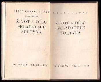 Karel Čapek: Život a dílo skladatele Foltýna