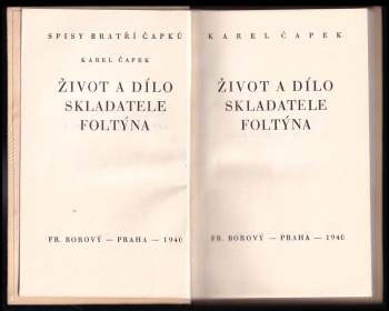 Karel Čapek: Život a dílo skladatele Foltýna