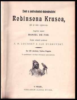 Daniel Defoe: Život a podivuhodná dobrodružství Robinsona Krusoa, jak je sám vypravuje