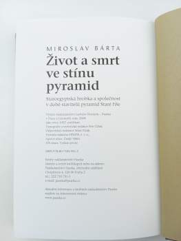 Miroslav Bárta: Život a smrt ve stínu pyramid