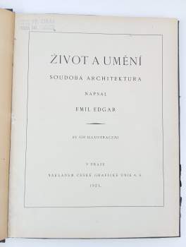 Emil Edgar: Život a umění