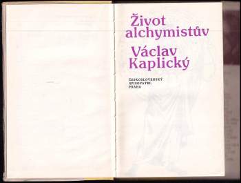 Život alchymistův