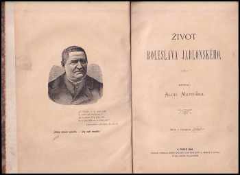 Alois Matuška: Život Boleslava Jablonského