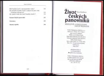 Hana Kneblová: Život českých panovníků