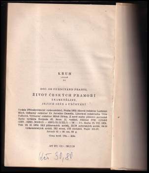 Ferdinand Prantl: Život českých pramoří