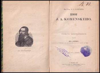 Gustav Adolf Lindner: Život J.A. Komenského