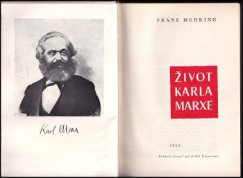 Franz Mehring: Život Karla Marxe