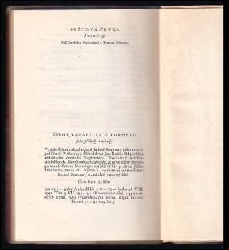 Lazarillo de Tormes: Život Lazarilla z Tormesu jeho příhody a nehody