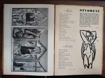 Vladimír Holan: Život - List pro výtvarnou práci a uměleckou kulturu - Ročník XIV - DŘEVORYT JOSEF ŠÍMA - SIGNOVÁNO + LITOGRAFIE FRANTIŠEK TICHÝ - SIGNOVÁNO