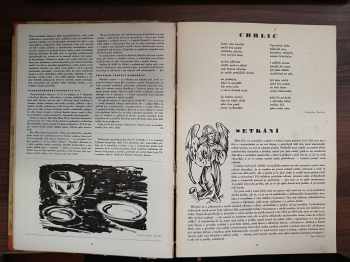 Vladimír Holan: Život - List pro výtvarnou práci a uměleckou kulturu - Ročník XIV - DŘEVORYT JOSEF ŠÍMA - SIGNOVÁNO + LITOGRAFIE FRANTIŠEK TICHÝ - SIGNOVÁNO