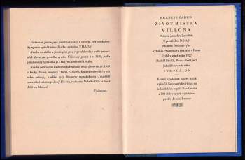 Francis Carco: Život mistra Villona