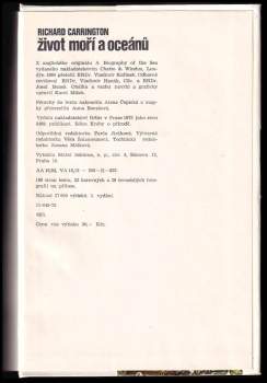 Richard Carrington: Život moří a oceánů