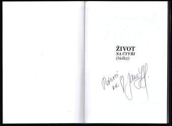 Jana Zwyrtek Hamplová: Život na čtyři (řádky)