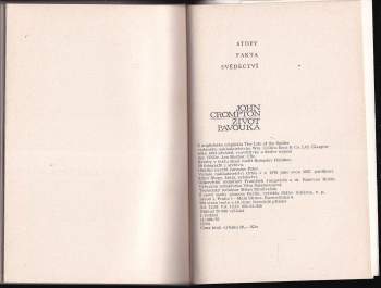 John Crompton: Život pavouka