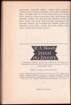 Raymond A Moody: Život po živote