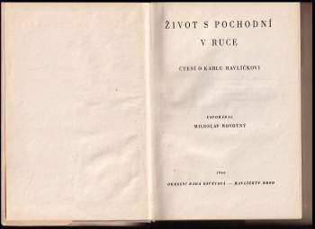 Karel Havlíček Borovský: Život s pochodní v ruce