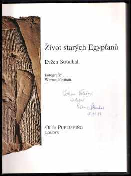 Eugen Strouhal: Život starých Egypťanů
