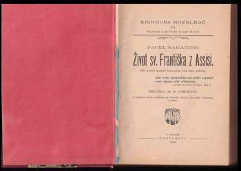 Paul A Sabatier: Život sv. Františka z Assisi