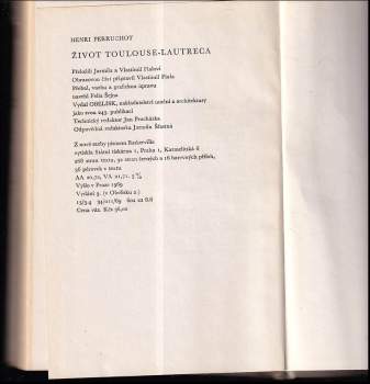 Henri Perruchot: Život Toulouse-Lautreca