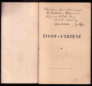 Józa Tuttr: Život-utrpení