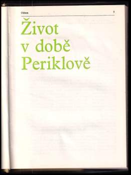 Robert Flacelière: Život v době Periklově