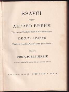 Alfred Brehm: Život zvířat