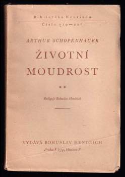 Arthur Schopenhauer: Životní moudrost