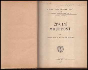 Arthur Schopenhauer: Životní moudrost