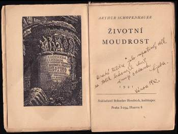 Arthur Schopenhauer: Životní moudrost I