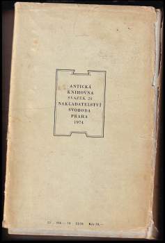 Gaius Suetonius Tranquillus: Životopisy dvanácti císařů ; spolu se zlomky spisu O význačných literátech