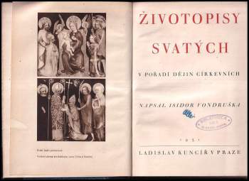 Isidor Vondruška: Životopisy svatých v pořadí dějin církevních