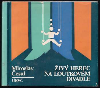 Živý herec na loutkovém divadle