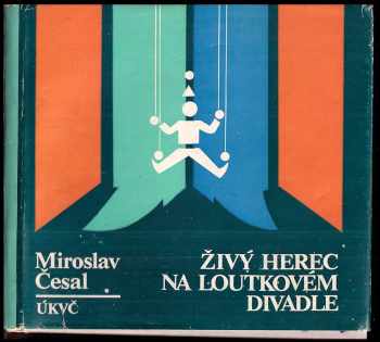 Živý herec na loutkovém divadle
